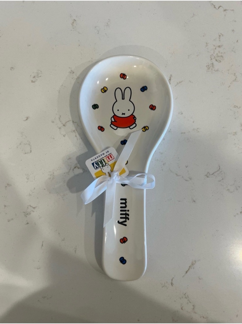 Magenta MIFFY colorful butterfly spoon rest - Brand new!